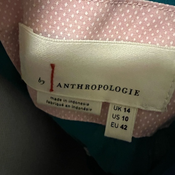 ANTHROPOLOGIE one shoulder floral maxi dress with pockets - Picture 12 of 16